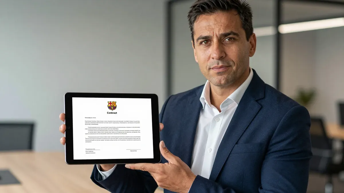 Ohana Real Estate will pay FC Barcelona 10 million euros annually for three years to feature on the back of the shirt, as...