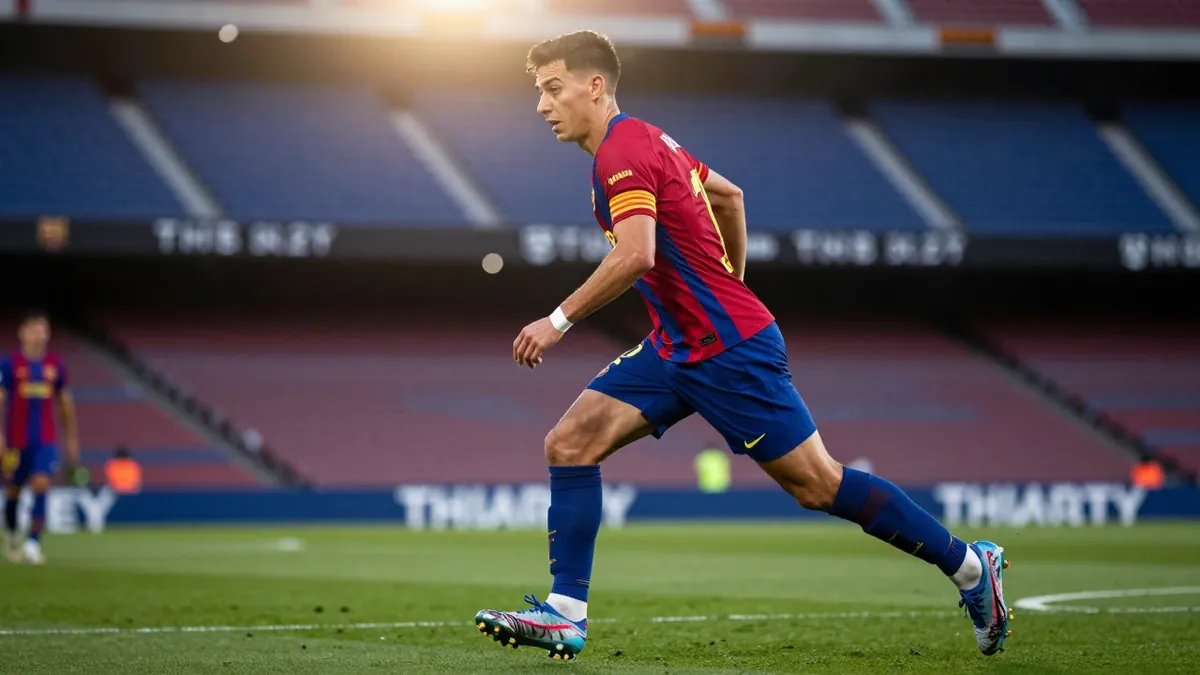 Hansi Flick modificó cuatro puestos en el once del Barcelona para el partido contra el Racing, con el descanso de Pau...