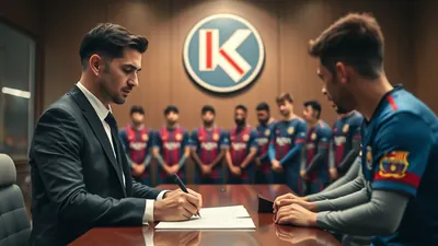 Barcelona signs Hamza Abdelkarim, sparking dispute