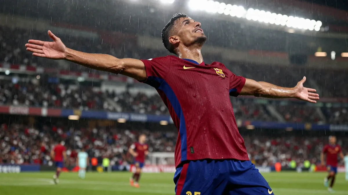 El brasileño anotó un triplete y el portugués un doblete en el 5-2 que mantiene al Barça líder de LaLiga con pleno de...