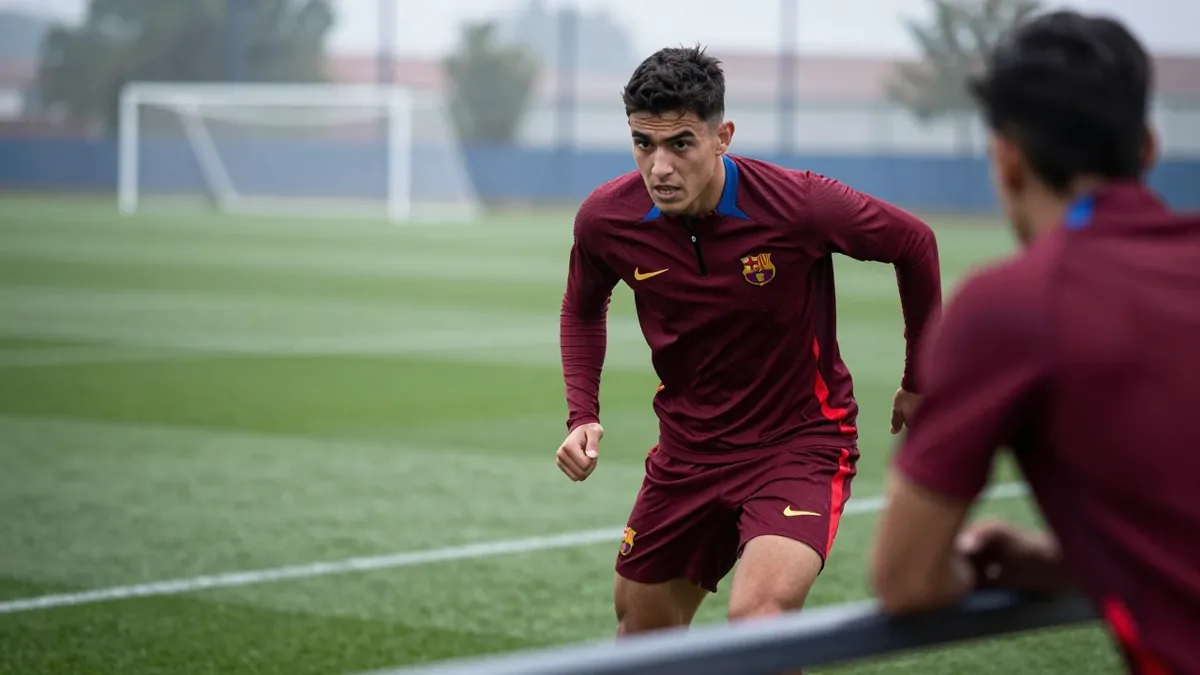El Barcelona realizó una sesión conjunta con jugadores del Barça Atlètic y Juvenil para mantener la forma física y...