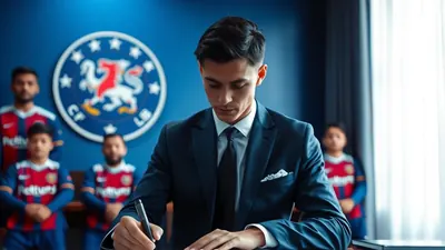 Anthony Gordon firma su contrato con el FC Barcelona